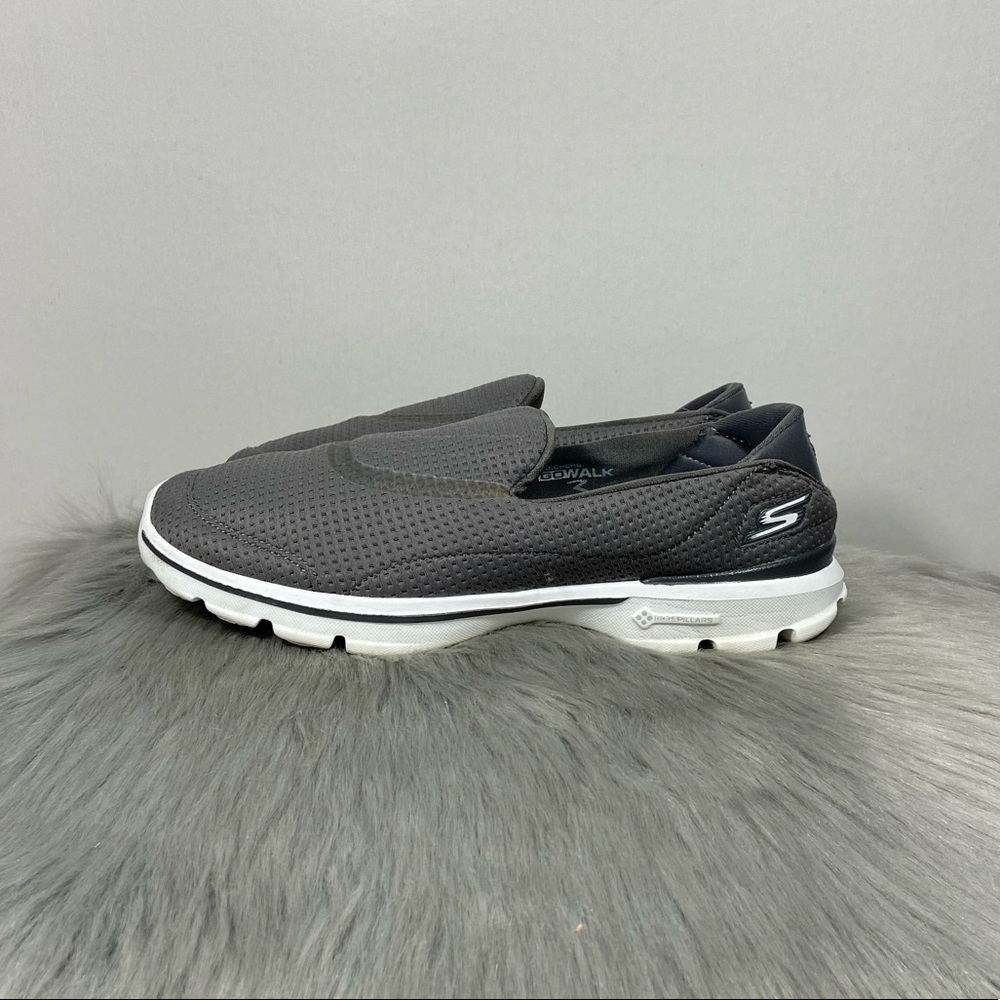 Skechers Gowalk 3 Goga Mat Women Gray Shoes
